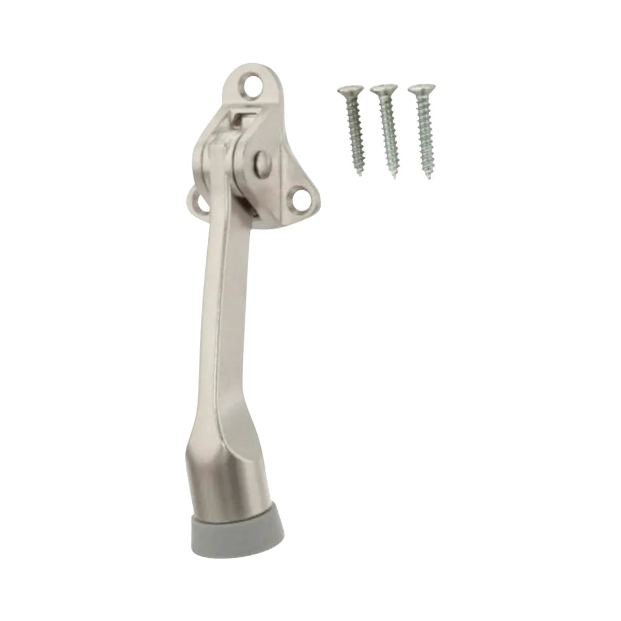 Kick Down Door Stop - Satin Nickel